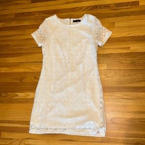 White Lulu’s dress. Perfect for bridal shower. Worn once for a few hours.